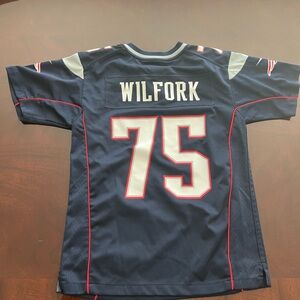 Nike NFL boys medium Wilfork jersey New England Patriots